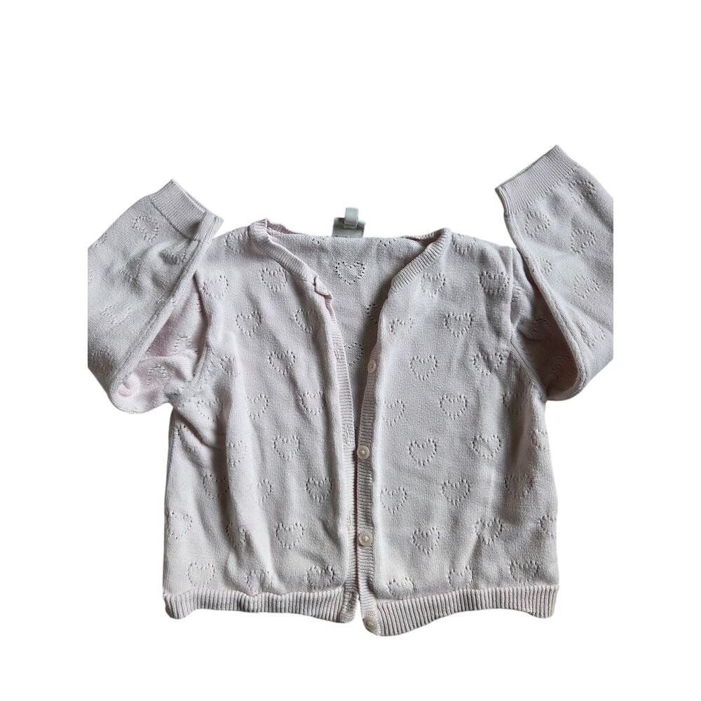 BonTon Pink Heart Cardigan